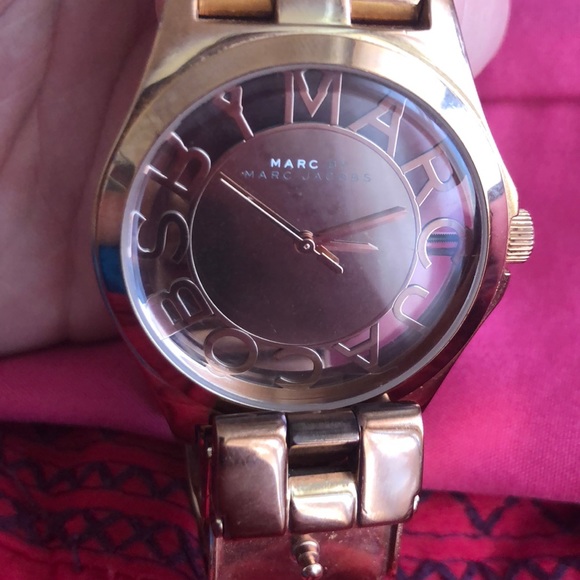 Marc Jacobs Henry Skeleton Watch ROSE GOLD - Picture 6 of 7